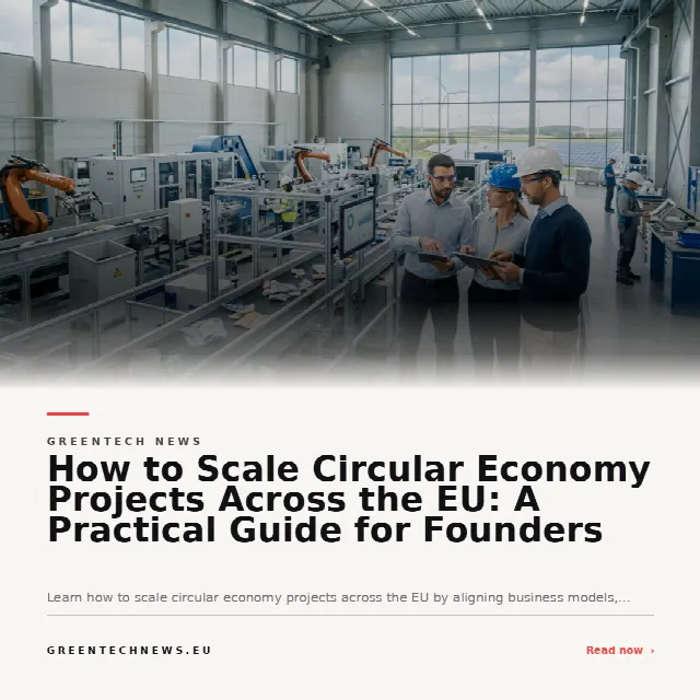 Share card for How to Scale Circular Economy Projects Across the EU: A Practical Guide for Founders